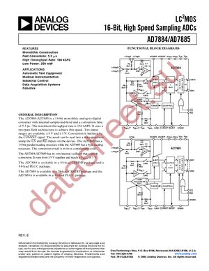 AD7884AP datasheet  